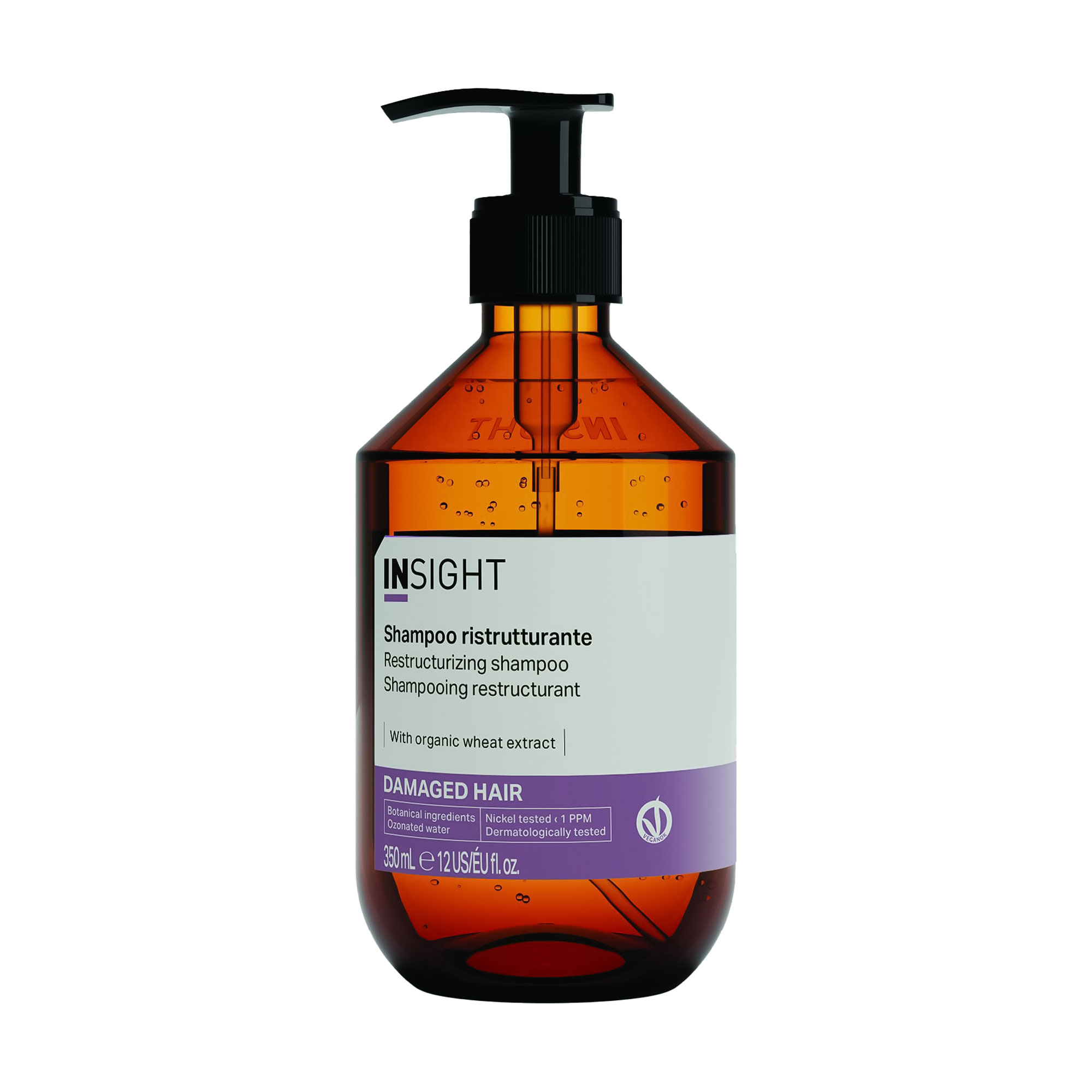 Відновлювальний шампунь Insight Damaged Hair Restructurizing Shampoo для пошкодженого волосся, 350 мл