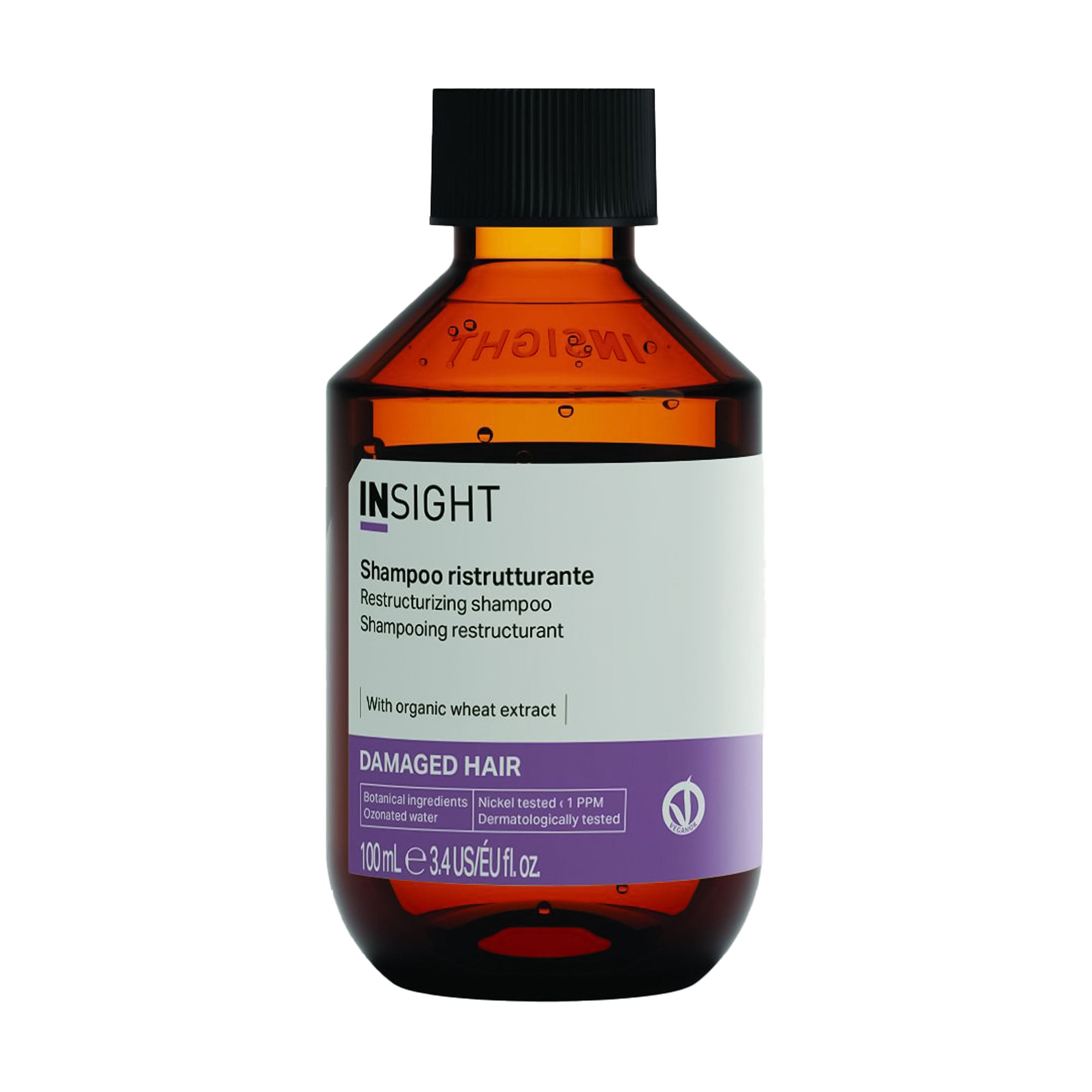 Відновлювальний шампунь Insight Damaged Hair Restructurizing Shampoo для пошкодженого волосся, 100 мл